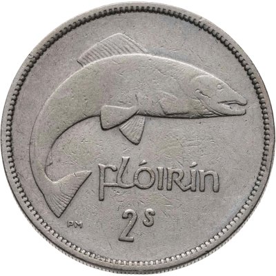 купить Ирландия 2 шиллинга (флорин, shillings) 1955