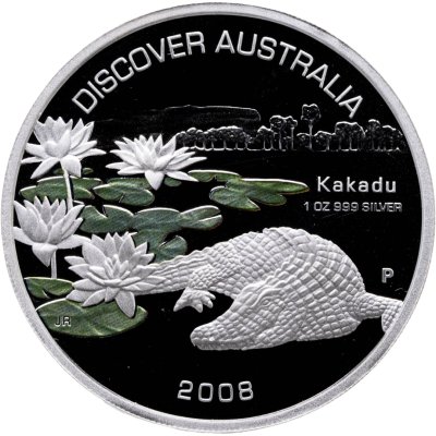 купить Австралия 1 доллар (dollar) 2008 Узнайте Австралию - Национальный парк Какаду