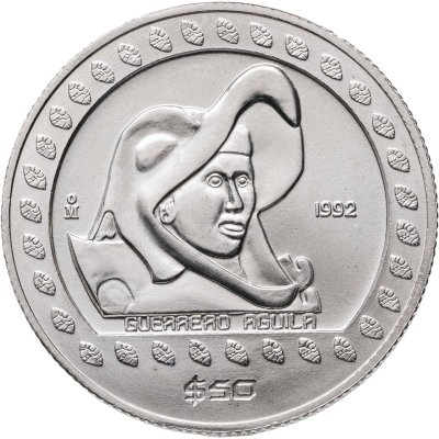 купить Мексика 50 песо 1992