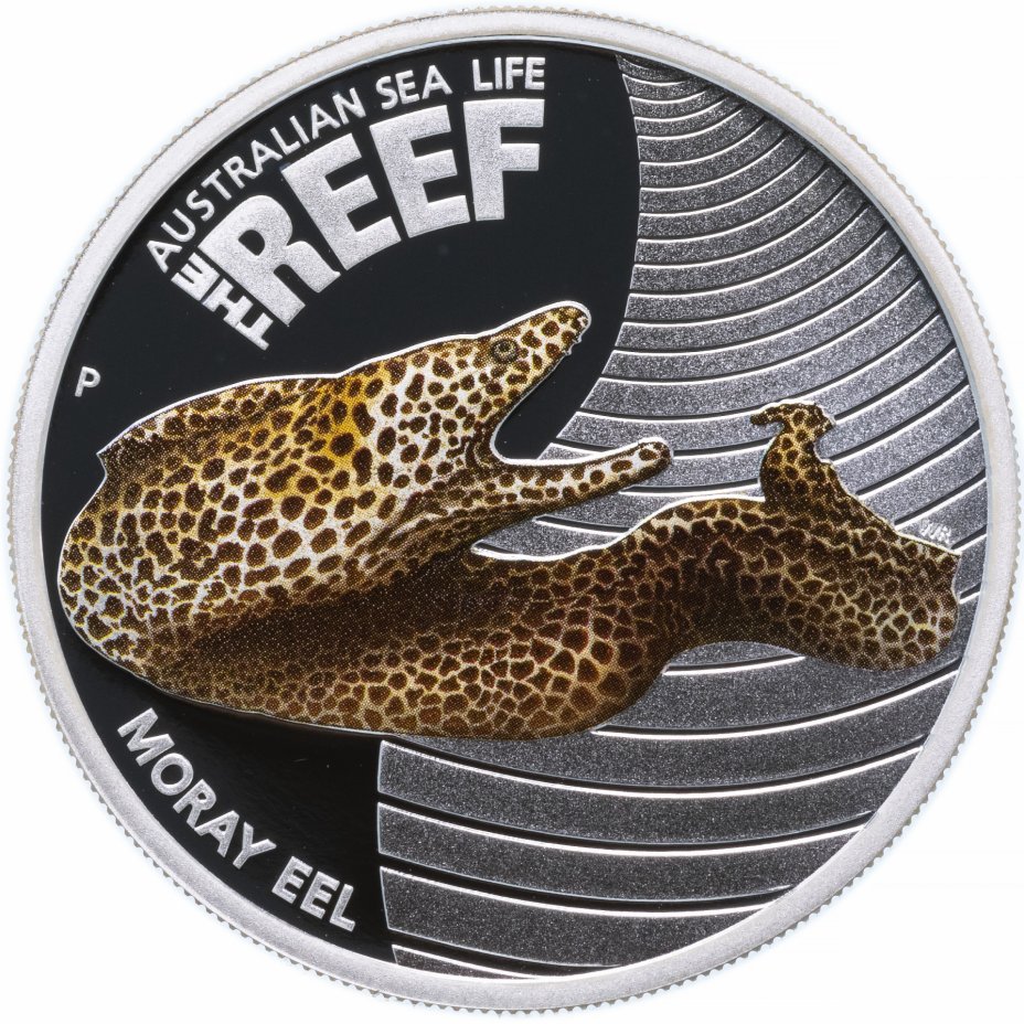 купить Австралия 50 центов 2010 "Морская жизнь Австралии.Фауна рифа. Мурена"