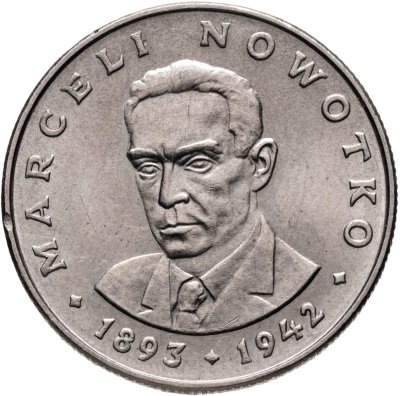 купить Польша 20 злотых 1976 MW "Марсель Новотко"
