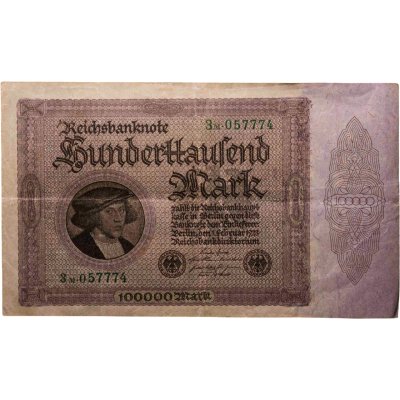 купить Германия 100000 марок 1923