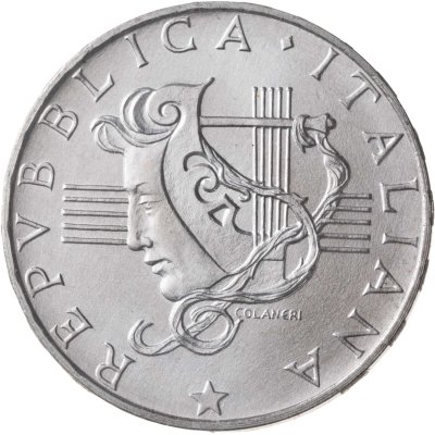 купить Италия 500 лир (lire) 1985 "Год музыки" с сертификатом