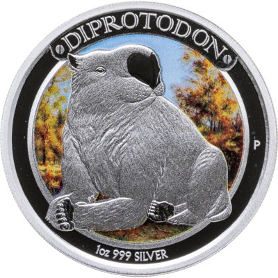 купить Австралия 1 доллар 2014 "Мегафауна - Дипротодон", в футляре с сертификатом
