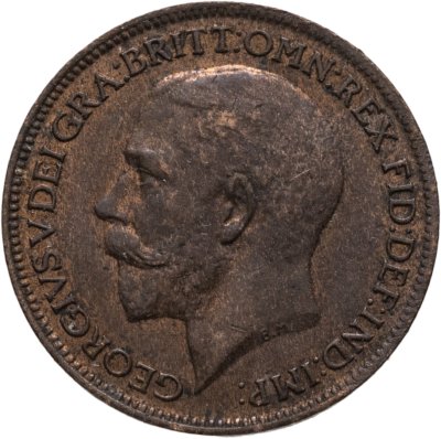 купить Великобритания 1 фартинг (farthing) 1923