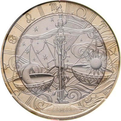 купить Франция 5 евро 2025 "Знаки зодиака - Весы"