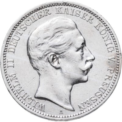 купить Германия (Империя) 3 марки (mark) 1908 A Пруссия