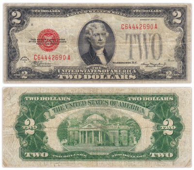 купить США 2 доллара 1928 series 1928D (Pick 378)