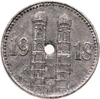 купить Германия "Мюнхен" 15 пфеннигов 1918 нотгельд