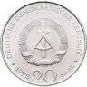 Купить Германия (ГДР) 20 марок (mark) 1972  Первый президент ГДР - Вильгельм Пик