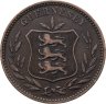 Купить Гернси 8 дублей (doubles) 1911