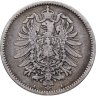 Купить Германия 1 марка 1887 знак монетного двора: "A"