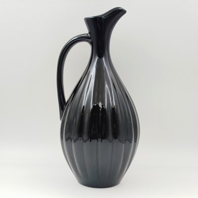 купить Кувшин с рифленым туловом, керамика, глазурь, СССР, 1970-1990 гг.