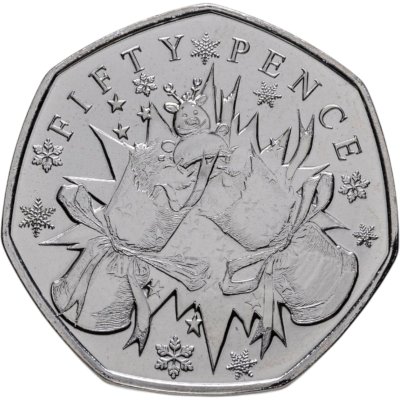 купить Гернси 50 пенсов 2021 "Рождественские традиции"