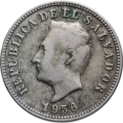 купить Сальвадор 5 сентаво (centavos) 1956