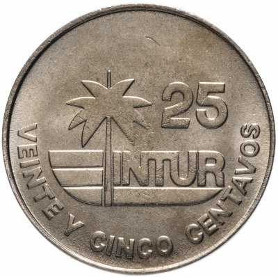 купить Куба 25 сентаво (centavos) 1981 "Номинал с цифрой 25"