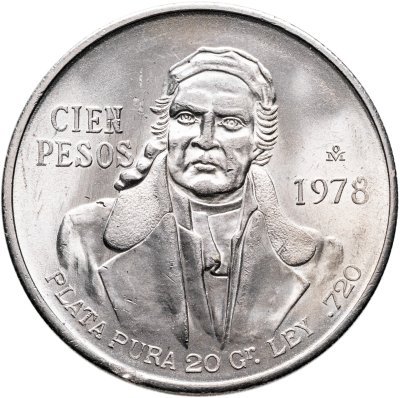 купить Мексика 100 песо (pesos) 1978