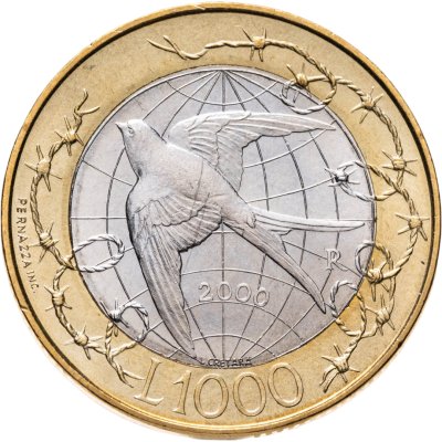 купить Сан-Марино 1000 лир (lire) 2000