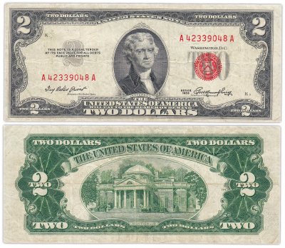 купить США 2 доллара 1953 series 1953 (Pick 380)