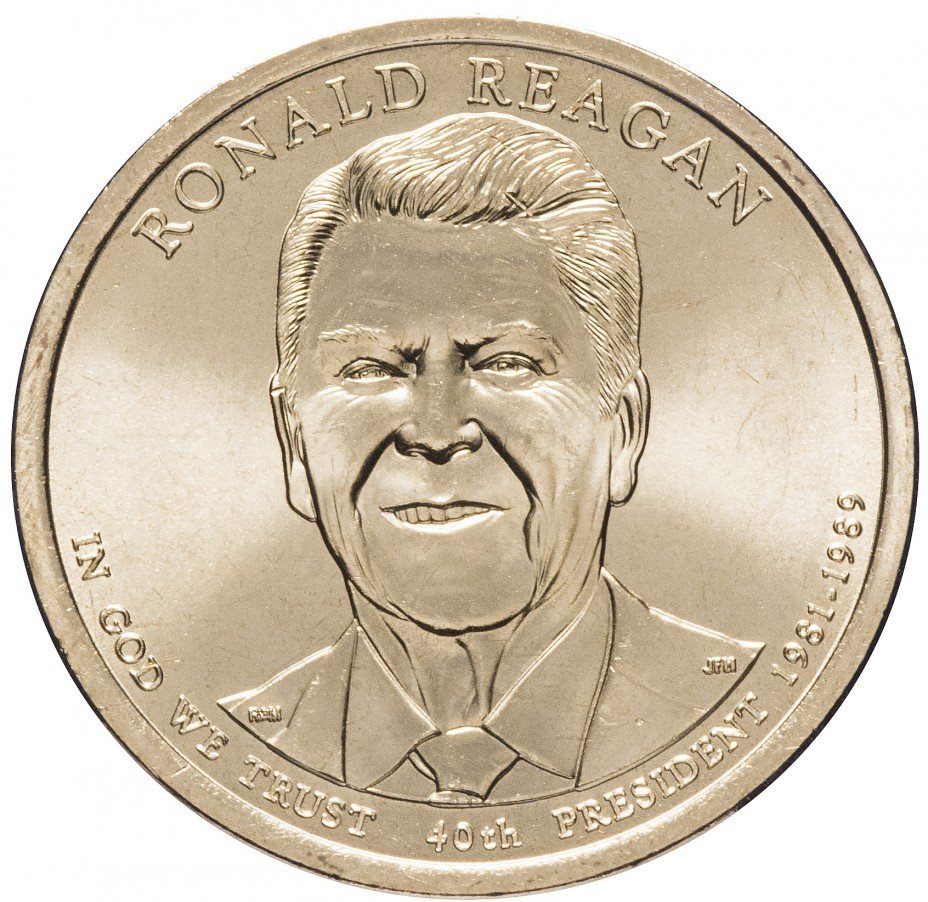 купить США 1 доллар 2016 D "40-й президент США - Рональд Рейган"
