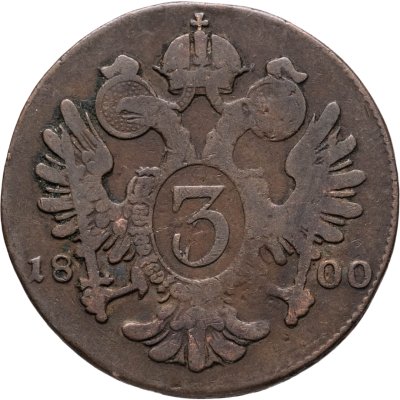 купить Австрия 3 крейцера 1800