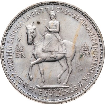 купить Великобритания 5 шиллингов 1953 "Коронация Королевы Елизаветы II"