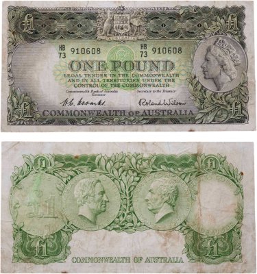 купить Австралия 1 фунт 1961-1965