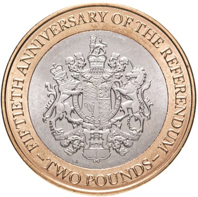 купить Гибралтар 2 фунта 2017 "50 лет референдуму"