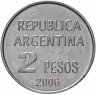 Купить Аргентина 2 песо 2006 "Защита прав человека"