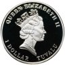 Купить Тувалу 1 доллар 2010 "Морские жители - черепаха бисса"