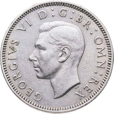 купить Великобритания 1 шиллинг (shilling) 1950 Шотландский шиллинг - лев, сидящий на короне