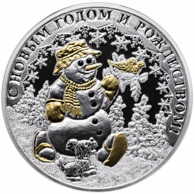 купить Ниуэ 1 доллар 2008 "С новым годом и Рождеством - Снеговик"