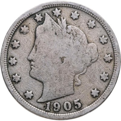 купить США 5 центов (cents) 1905 Liberty Nickel