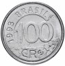 Купить Бразилия 100 крузейро реал (cruzeiros reais) 1993-1994