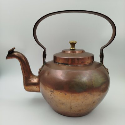 купить Чайник для кипячения воды, медь, латунь, Бельгия, 1940-1960 гг.