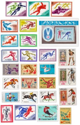 купить Набор из 27 марок "Спорт. Виды спорта"