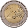Купить Италия 2 евро 2009 "200 лет со дня рождения Луи Брайля"