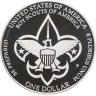 Купить США 1 доллар 2010 "100 лет бойскаутам Америки" в  капсуле