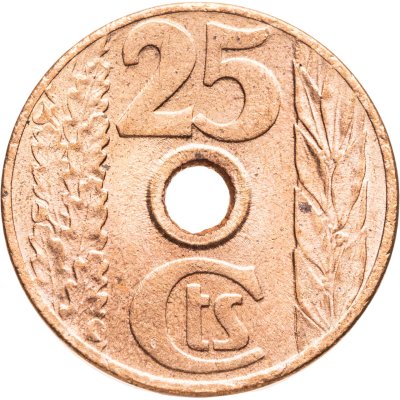 купить Испания 25 сентимо (centimos) 1938