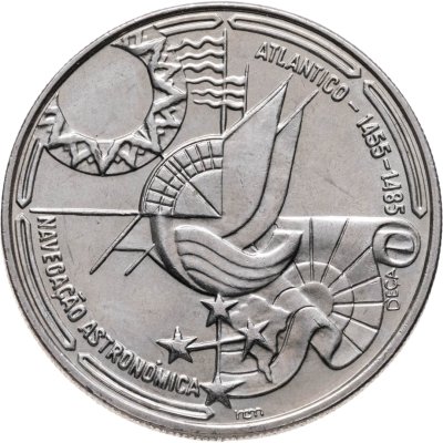 купить Португалия 100 эскудо (escudos) 1990 Золотой век открытий - Астронавигация