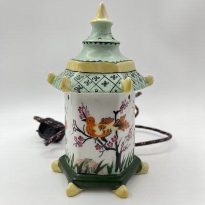 купить Ночник "Пагода", фарфор, роспись, металл, Ленинградский завод фарфоровых изделий (ЛЗФИ), СССР, 1956-1967 гг.