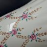 Купить Пара кофейная с декором в виде гирлянд и цветов (форма "Одуванчик"), фарфор, деколь, золочение, Ленинградский фарфоровый завод (ЛФЗ), СССР, 1970-1992 гг.