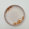 Купить Пара чайная с цветочным декором, фарфор, печать по трафарету, обводка, золочение, Дмитровский фарфоровый завод (ДФЗ Вербилки), СССР, 1946-1950 гг.