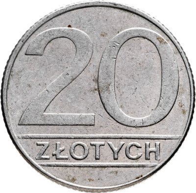 купить Польша 20 злотых 1989