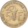 Купить Западная Африка (BCEAO) 5 франков (francs) 1965