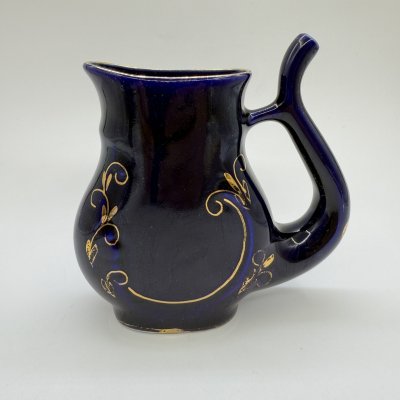 купить Поильник, украшенный флоральным декором, фарфор, крытье, золочение, СССР, 1970-1990 гг.