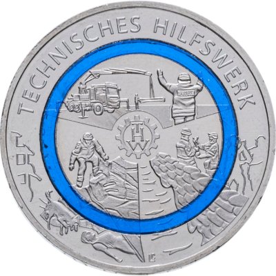 купить Германия 10 евро 2025 "На службе общества - Служба технической поддержки", знак монетного двора "D" - Мюнхен