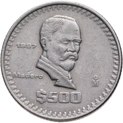 купить Мексика 500 песо (pesos) 1987