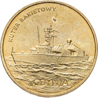 купить Польша 2 злотых 2013 "Ракетный катер "Гдыня"
