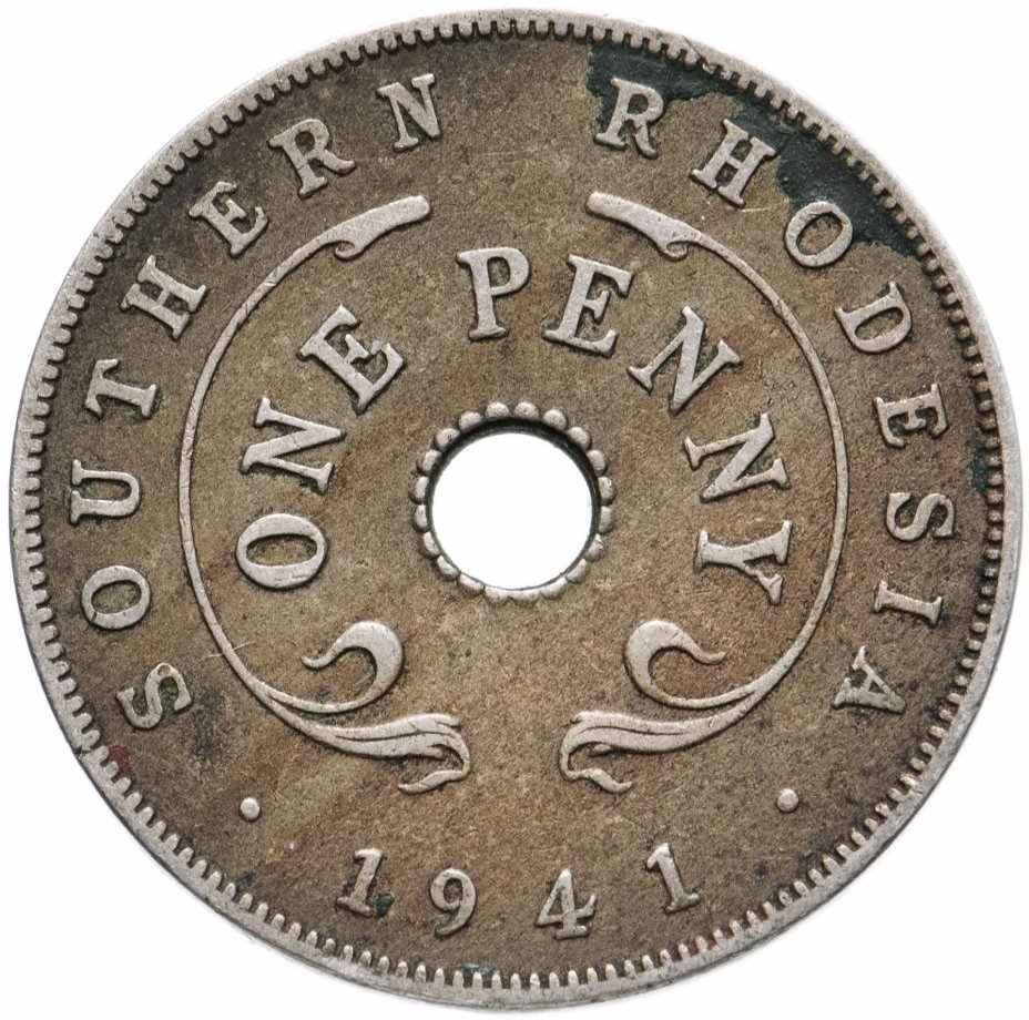 купить Южная Родезия 1 пенни (penny) 1941